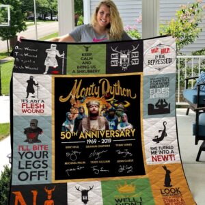 Monty Python And The Holy Grail Quilt  Quilt